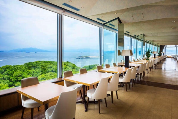 【愛媛県内発】 グランドプリンスホテル広島「ムーミン シーサイドランチブッフェ」 と「世界で最も美しい美術館」下瀬美術館 日帰り3